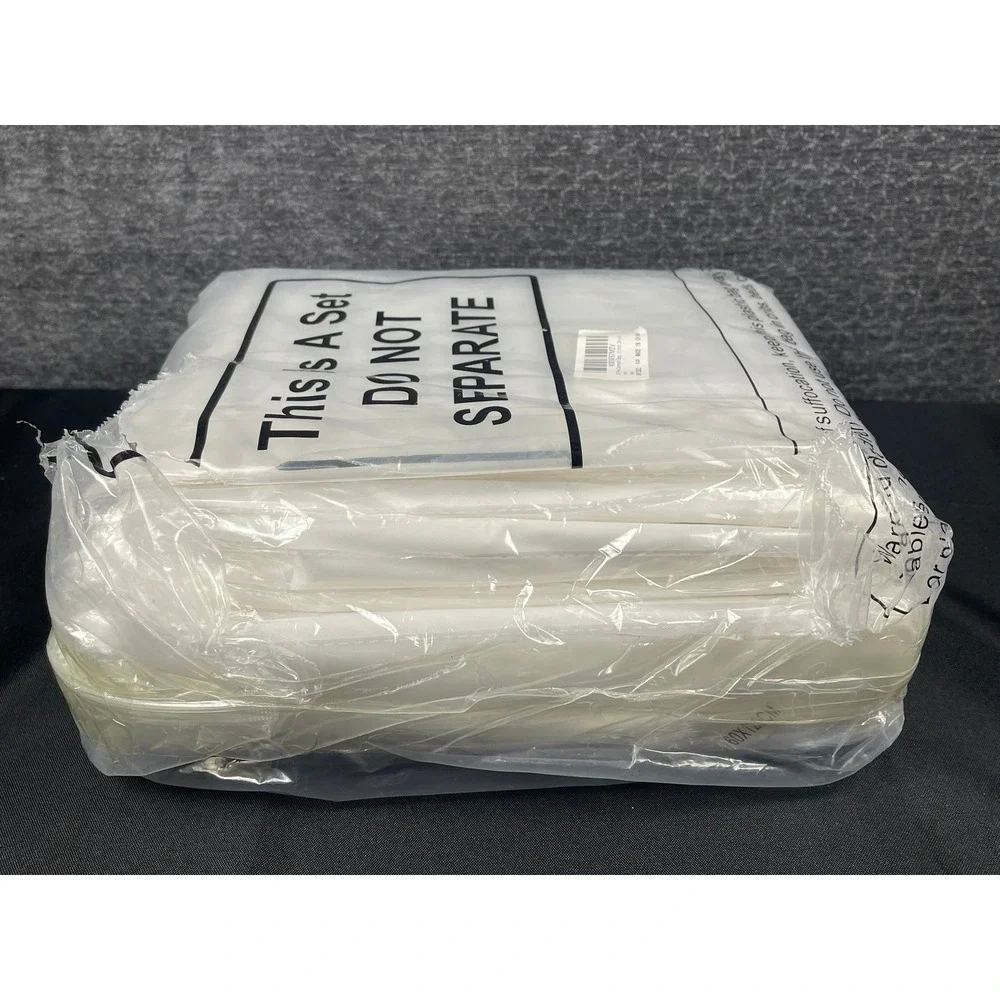 24 Pcs Clear Garment Bags 24x48 Inch‎ Plastic Hanging Clothing Covers Set UA1282